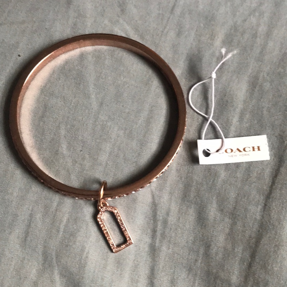 NWT Coach rose gold bracelet